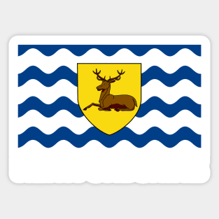 Hertfordshire County Flag - England Sticker